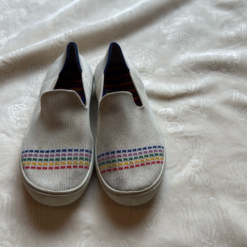 Rothy’s The Kid- Rainbow Sneakers size 1